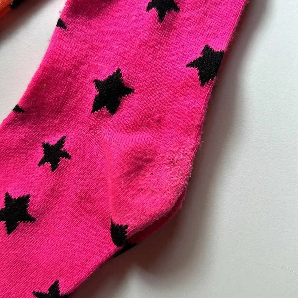 2 Pairs Festive Thigh High Over The Knee Halloween Socks